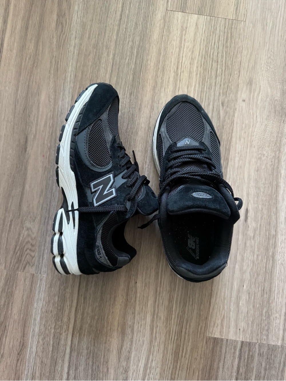 New Balance Black and White Athletic Sneakers